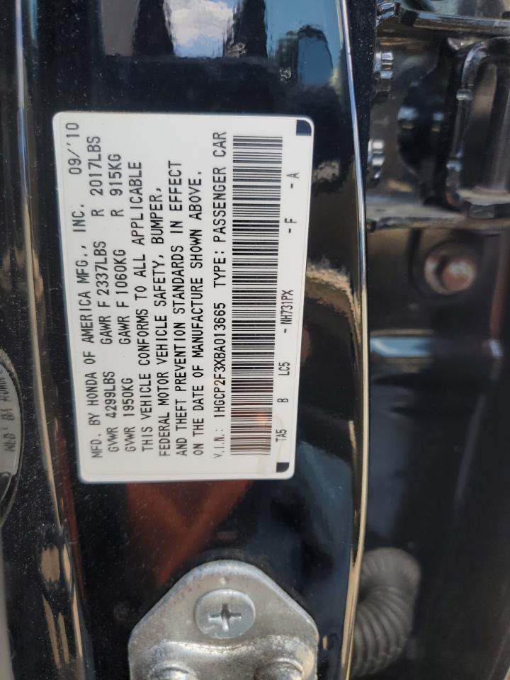 1HGCP2F3XBA013665 2011 Honda Accord Lx