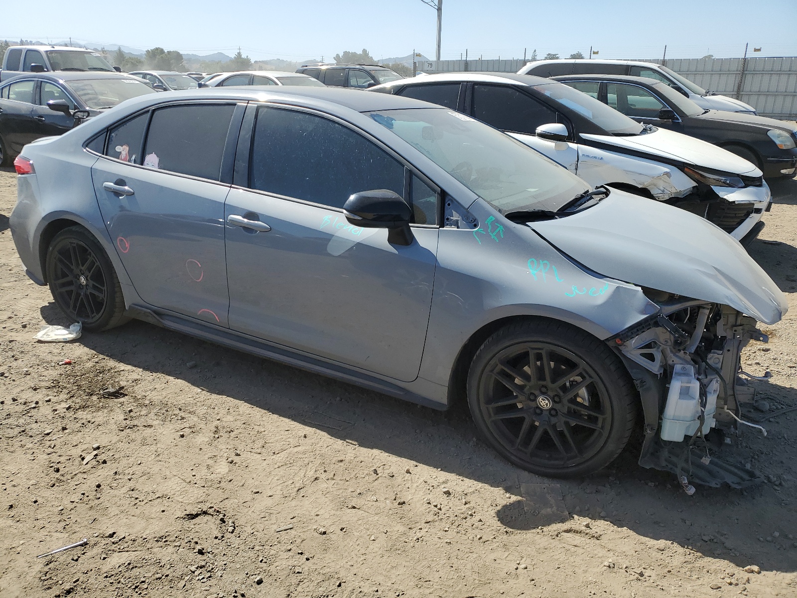 2021 Toyota Corolla Se vin: 5YFM4MCE5MP075616