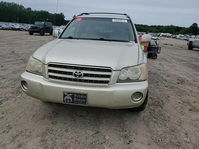 2003 Toyota Highlander Limited VIN: JTEGF21A030117769 Lot: 54289014