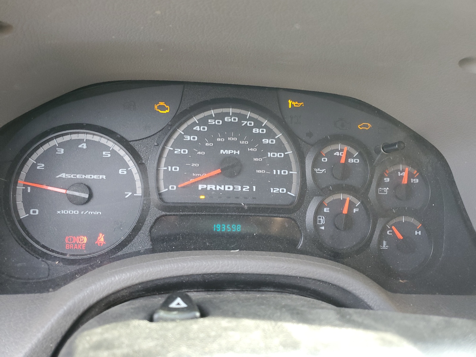 4NUDS13S372702119 2007 Isuzu Ascender S
