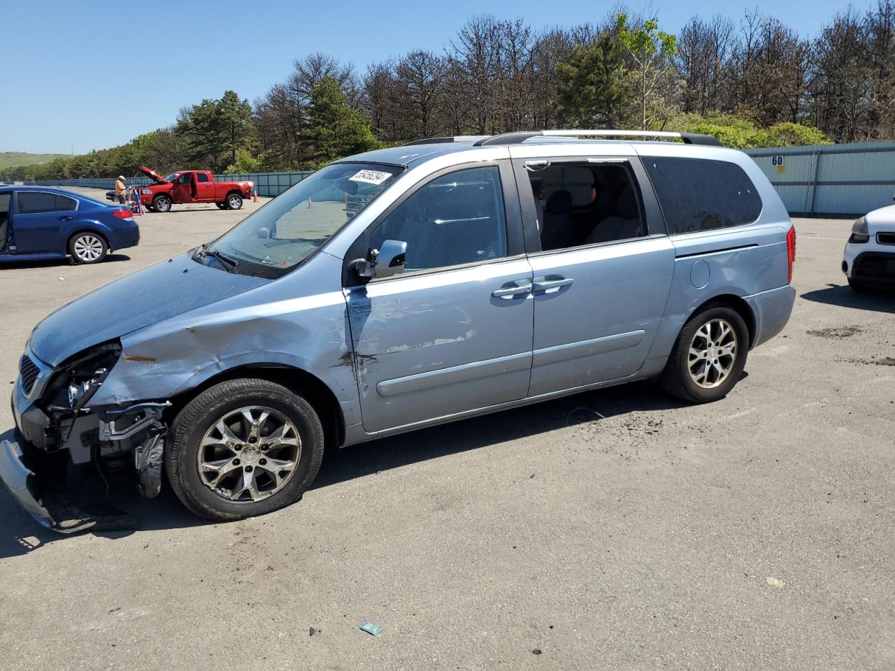 2014 Kia Sedona Lx VIN: KNDMG4C78E6541377 Lot: 55456294