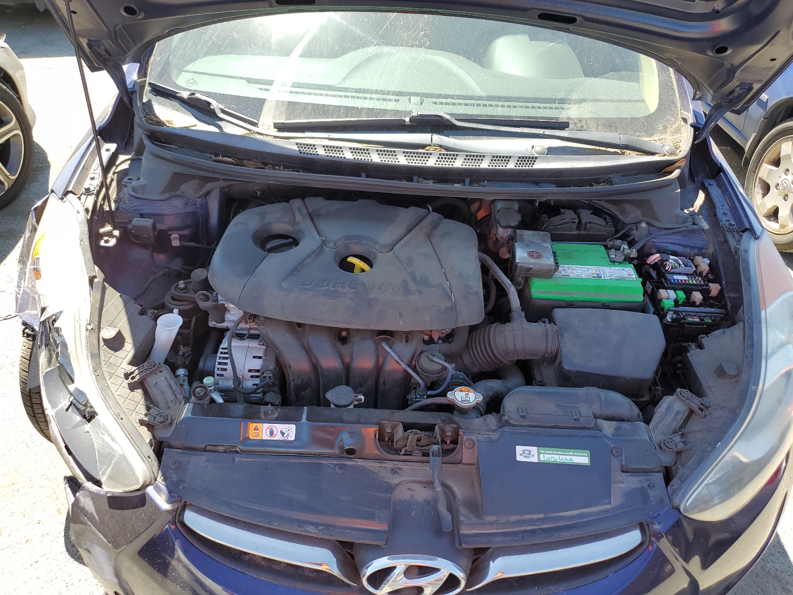 5NPDH4AE4DH440128 2013 Hyundai Elantra Gls