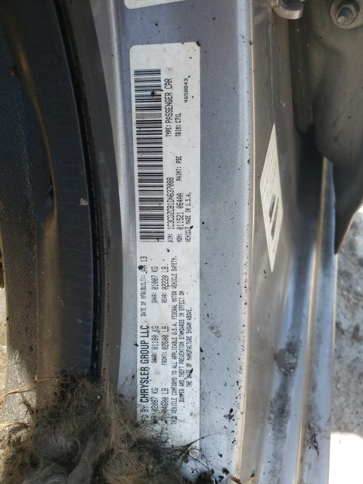 2013 Dodge Avenger Sxt VIN: 1C3CDZCB1DN637088 Lot: 52642784