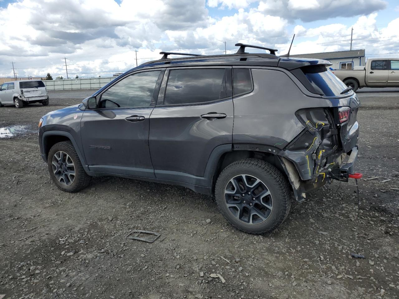 2019 Jeep Compass Trailhawk VIN: 3C4NJDDB1KT722296 Lot: 52616684