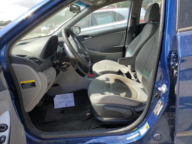 Sedans HYUNDAI ACCENT 2015 Granatowy