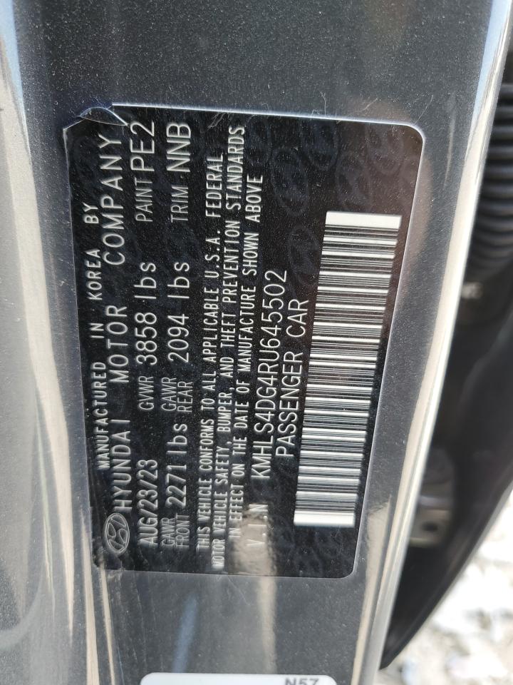 2024 Hyundai Elantra Sel VIN: KMHLS4DG4RU645502 Lot: 55176044