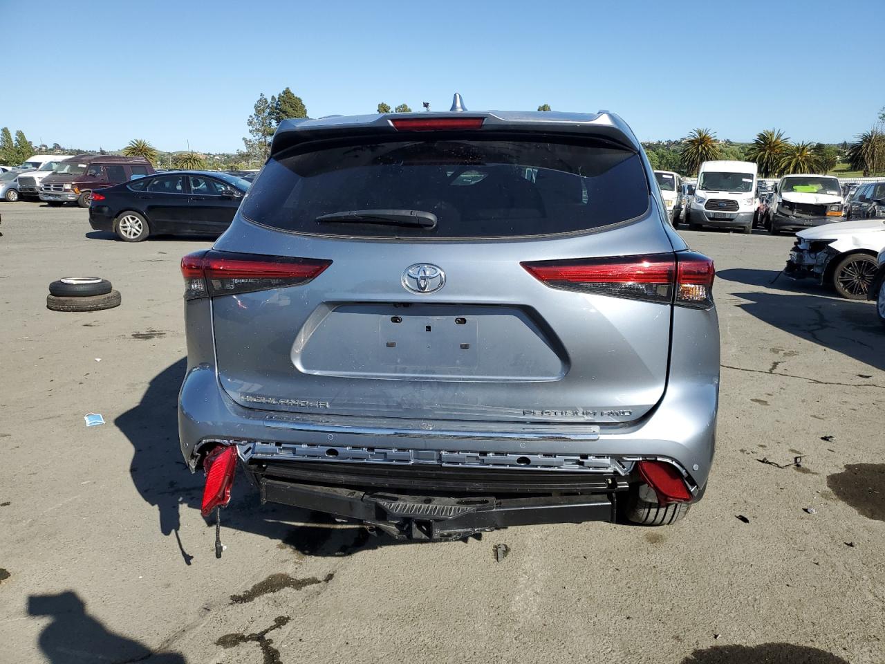 2022 Toyota Highlander Platinum VIN: 5TDFZRBH7NS168911 Lot: 53270934