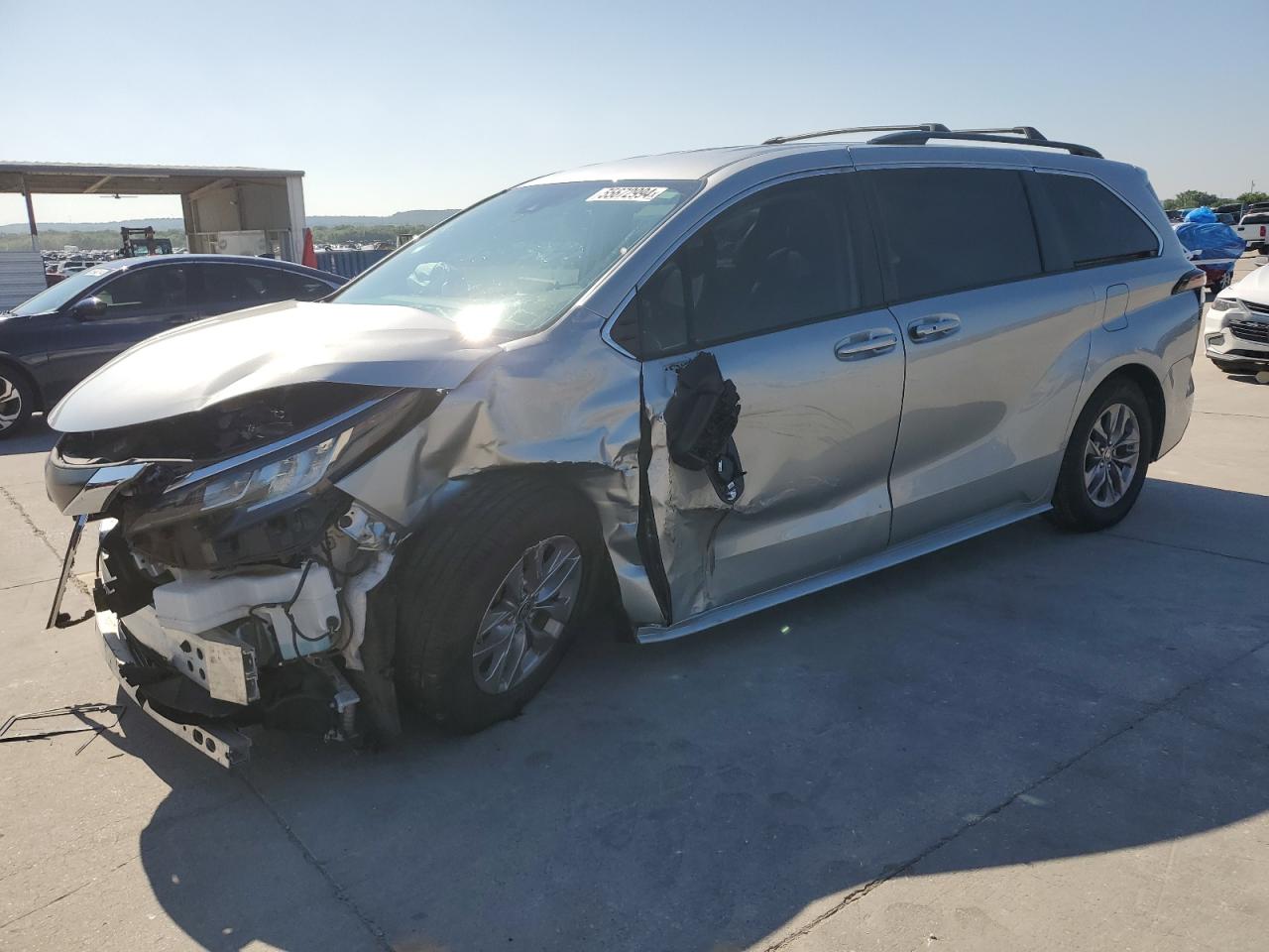 2022 Toyota Sienna Le VIN: 5TDKRKEC4NS099438 Lot: 55672994