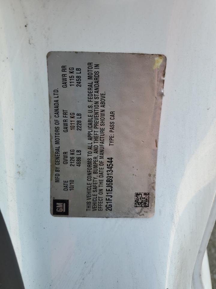 2011 Chevrolet Camaro Ss VIN: 2G1FJ1EJ6B9134544 Lot: 57100124