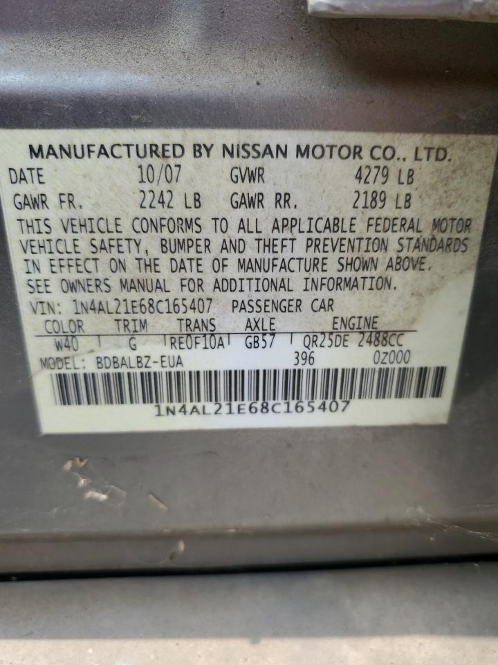 1N4AL21E68C165407 2008 Nissan Altima 2.5