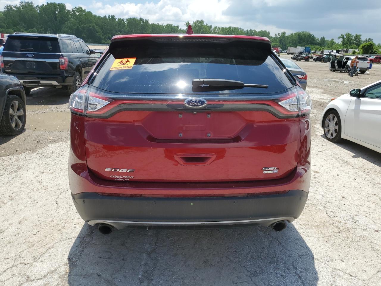 2018 Ford Edge Sel VIN: 2FMPK4J92JBB03445 Lot: 54834164