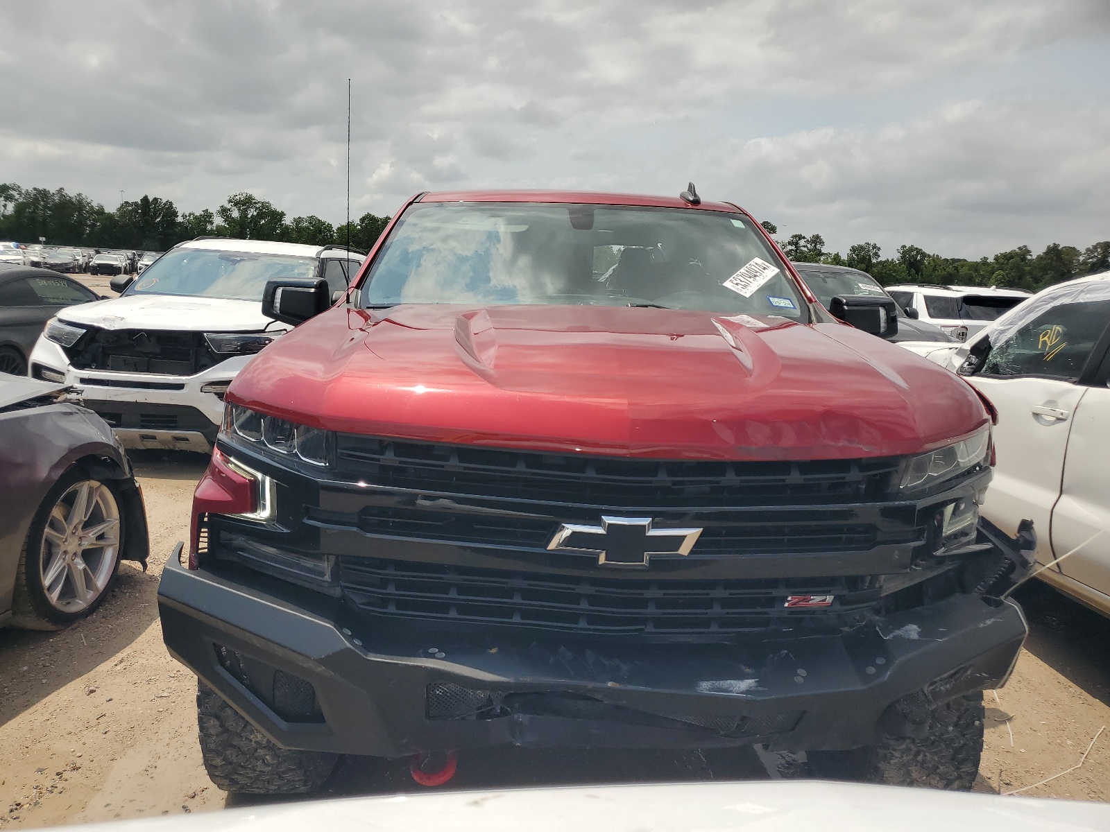 2021 Chevrolet Silverado K1500 Lt Trail Boss vin: 3GCPYFEDXMG228563