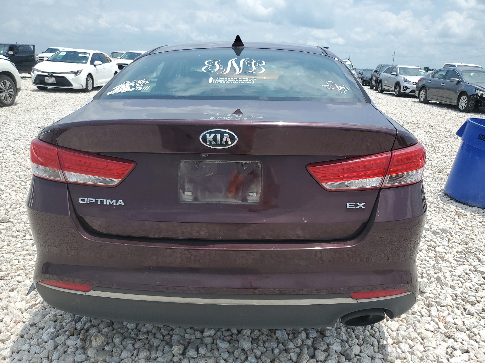 5XXGU4L37JG208070 2018 Kia Optima Ex