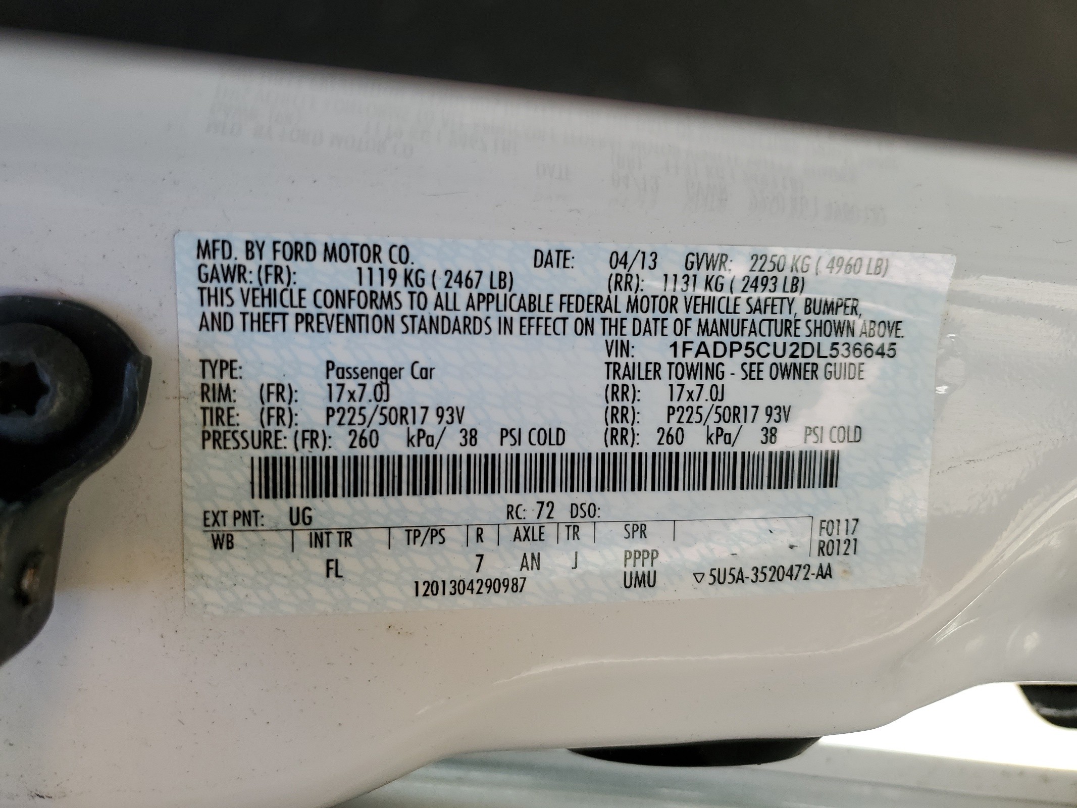 1FADP5CU2DL536645 2013 Ford C-Max Premium