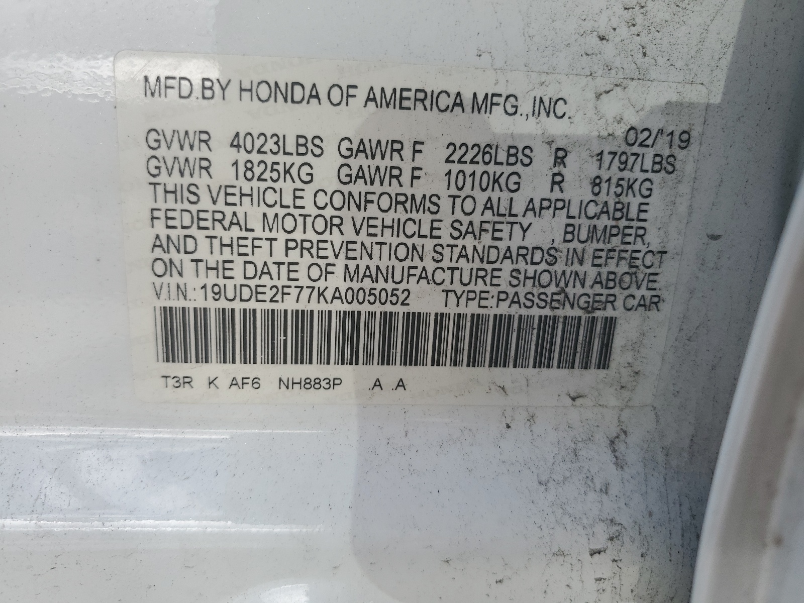 19UDE2F77KA005052 2019 Acura Ilx Premium