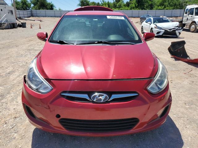  HYUNDAI ACCENT 2017 Красный