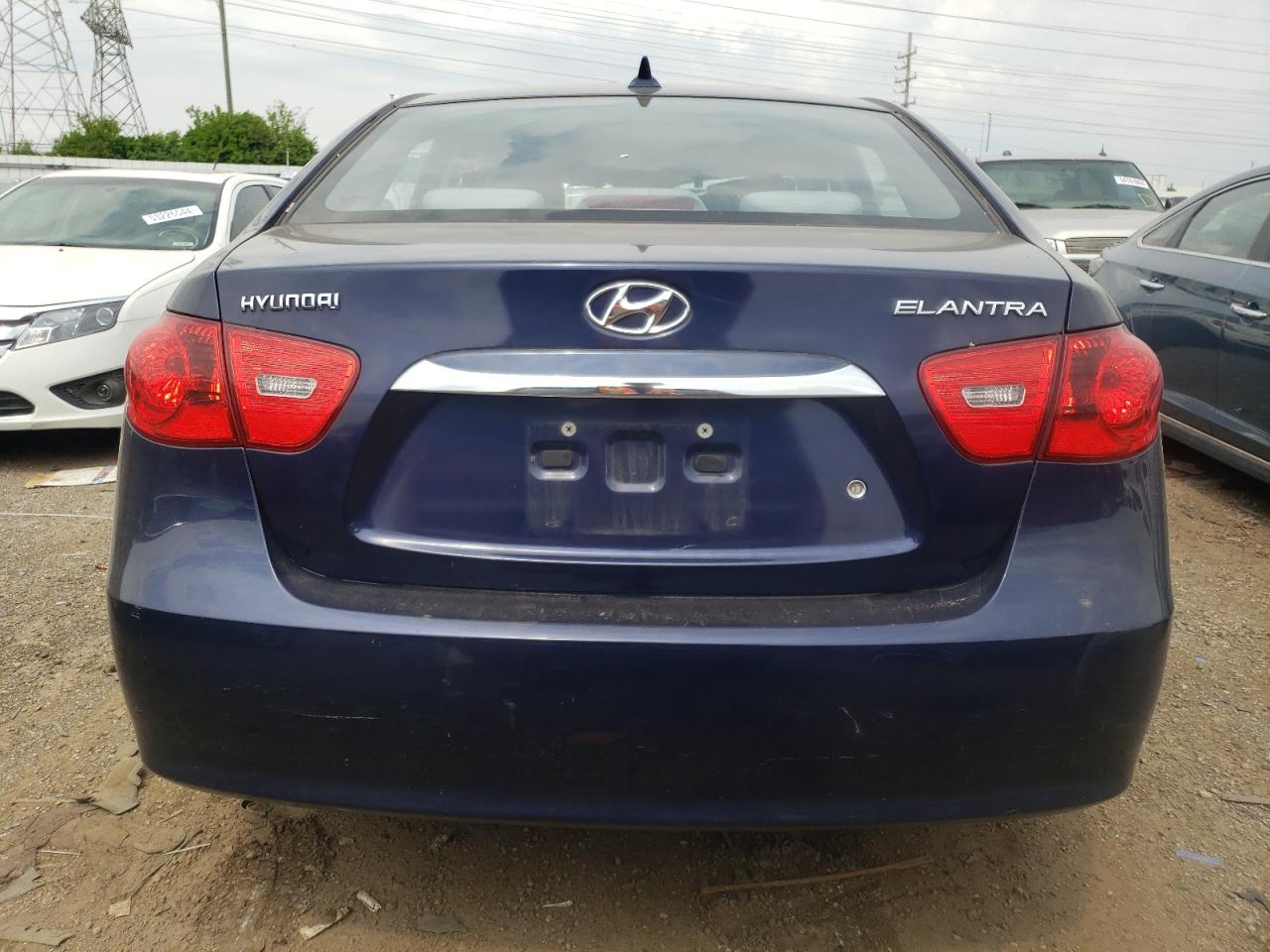 2010 Hyundai Elantra Blue VIN: KMHDU4AD2AU180487 Lot: 54953784