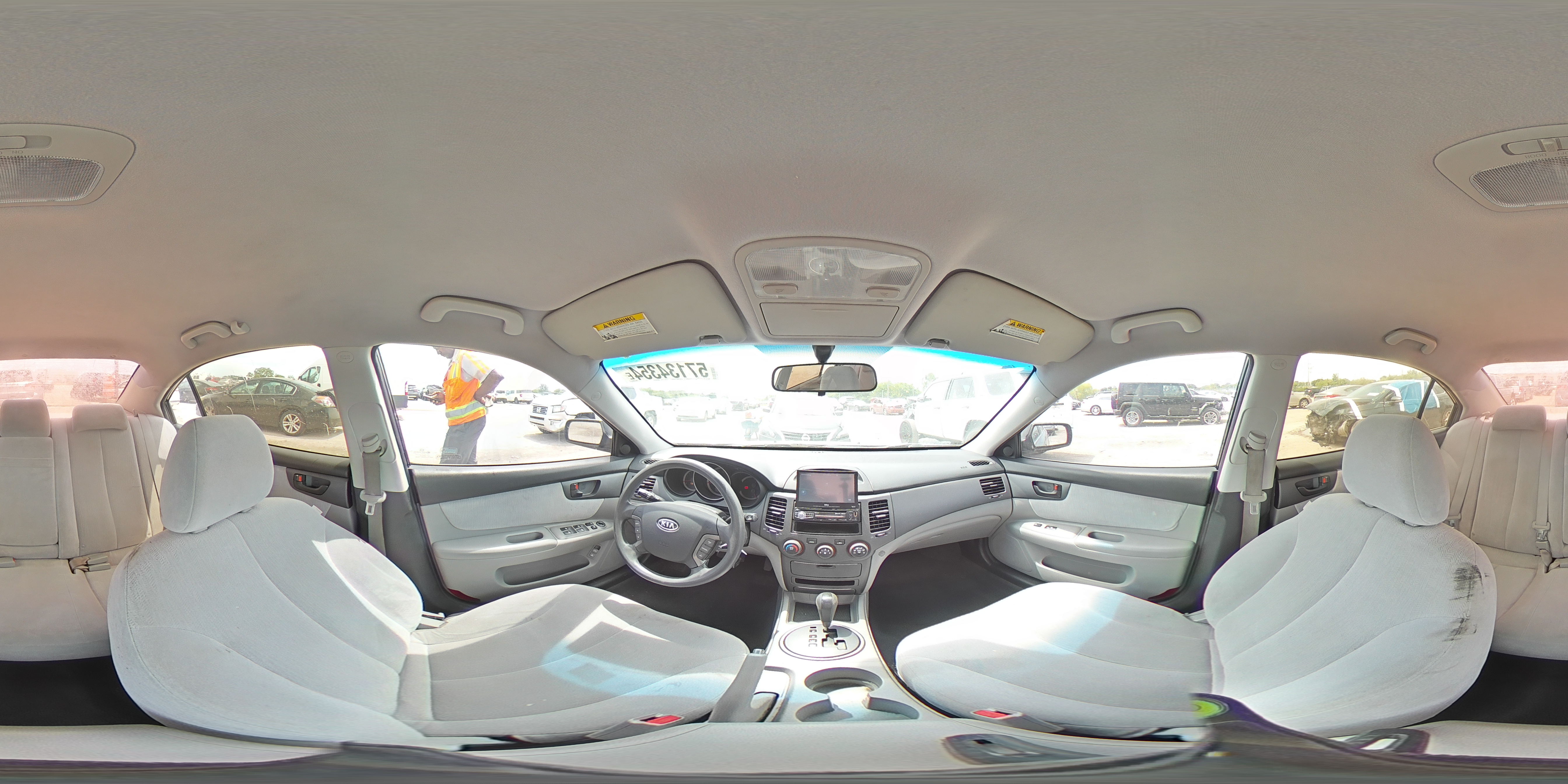 2009 Kia Optima Lx VIN: KNAGE228995360136 Lot: 57134354