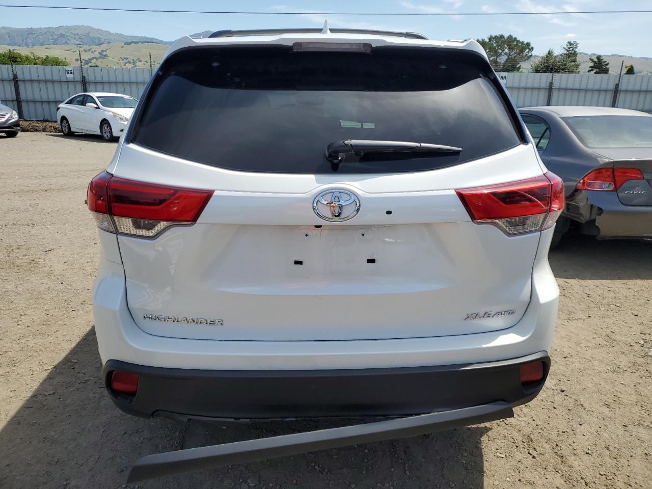 2019 Toyota Highlander Se VIN: 5TDJZRFH6KS628463 Lot: 53864954