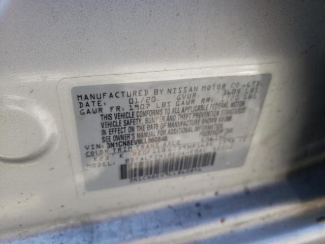 3N1CN8EV9LL860846 Nissan Versa SV 12