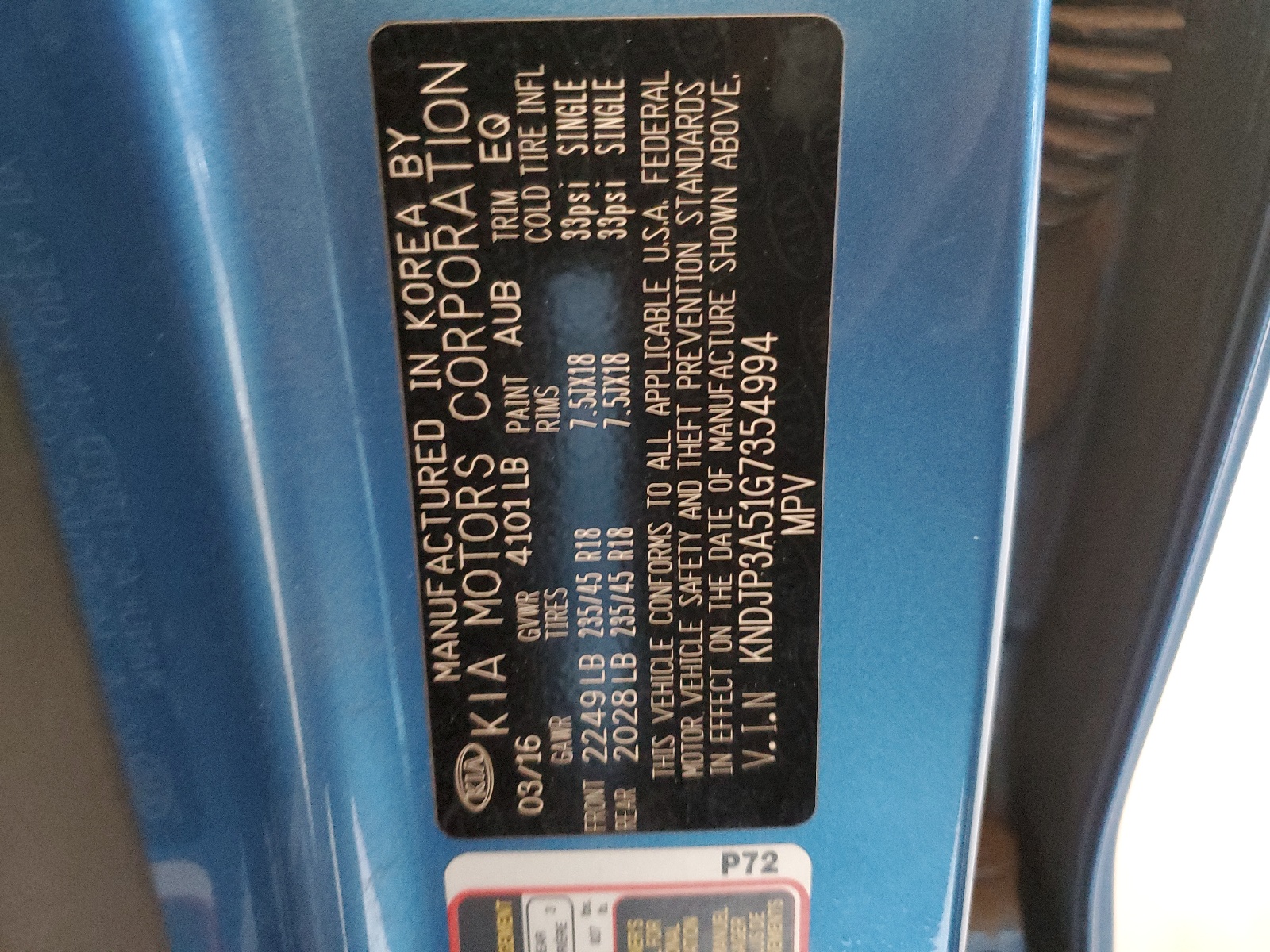 KNDJP3A51G7354994 2016 Kia Soul +