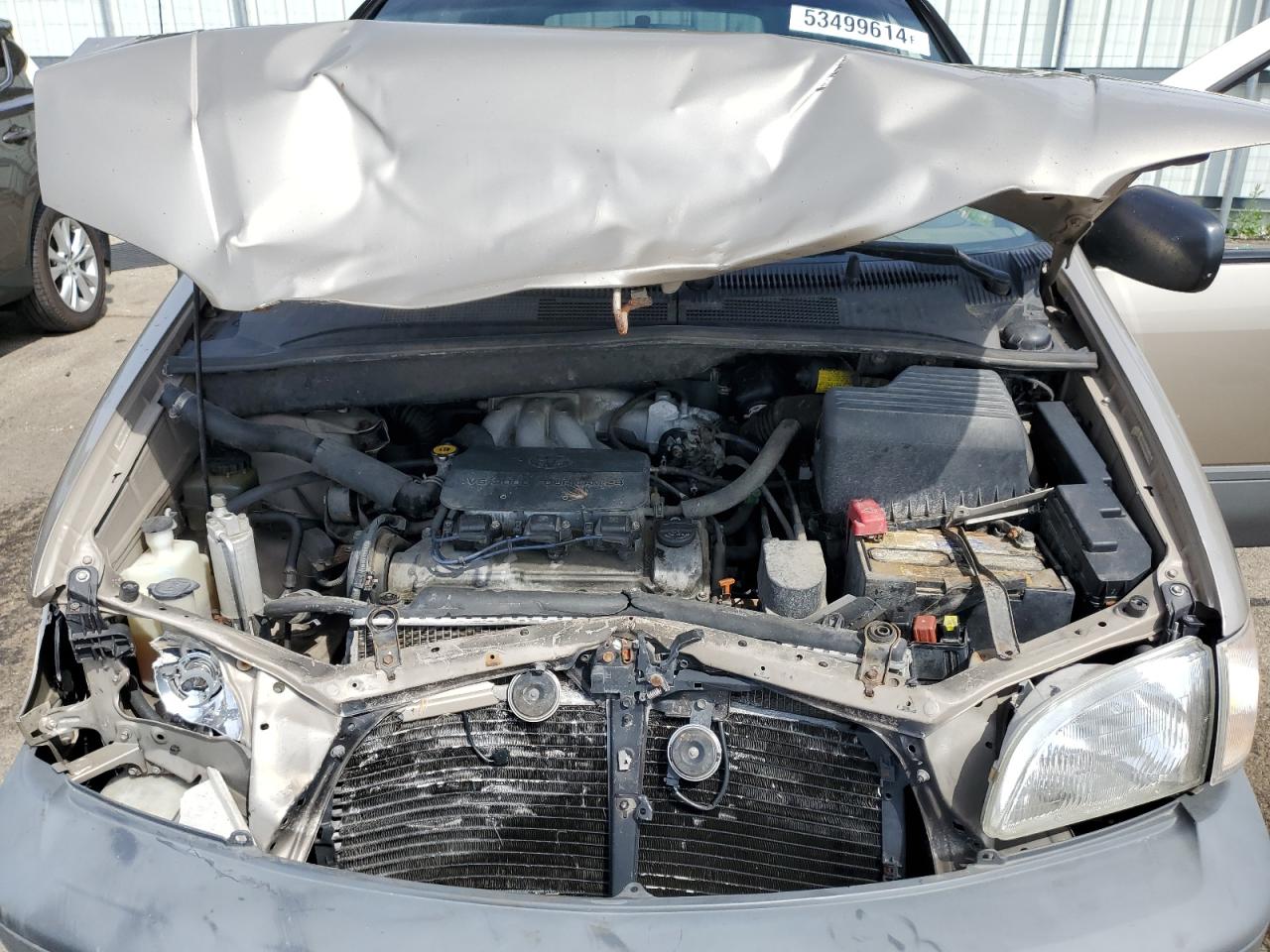 2000 Toyota Sienna Ce VIN: 4T3GF19C4YU297734 Lot: 53499614
