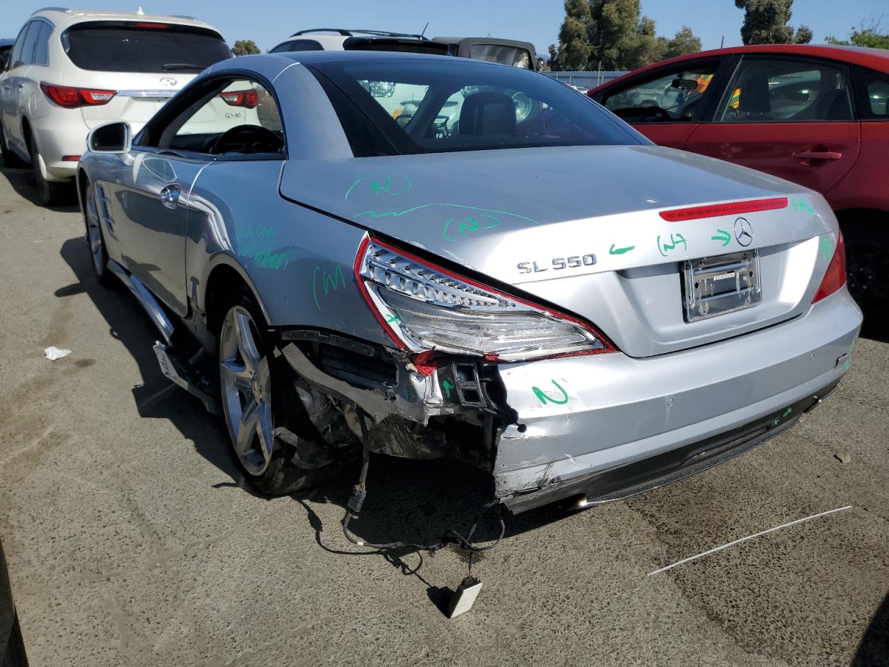 2016 Mercedes-Benz Sl 550 VIN: WDDJK7DA2GF038403 Lot: 55646924