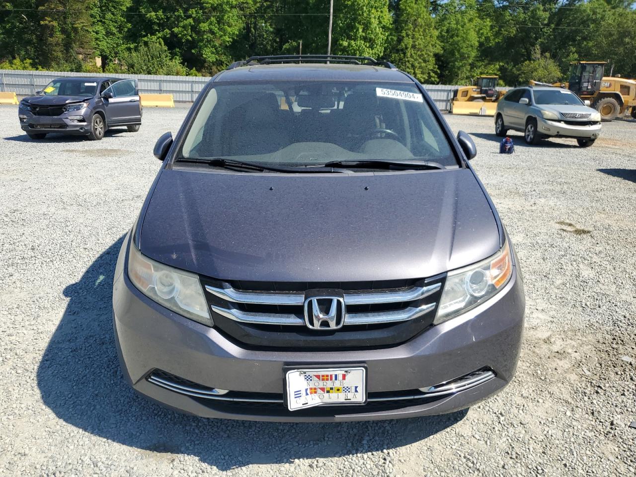 2015 Honda Odyssey Exl VIN: 5FNRL5H60FB086182 Lot: 53504904