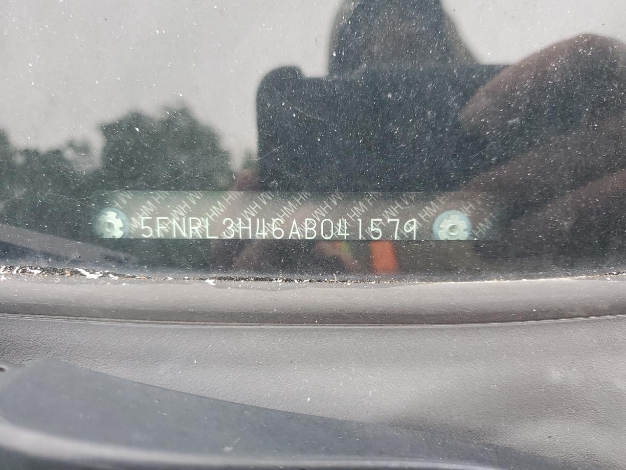 2010 Honda Odyssey Ex VIN: 5FNRL3H46AB041579 Lot: 54328314