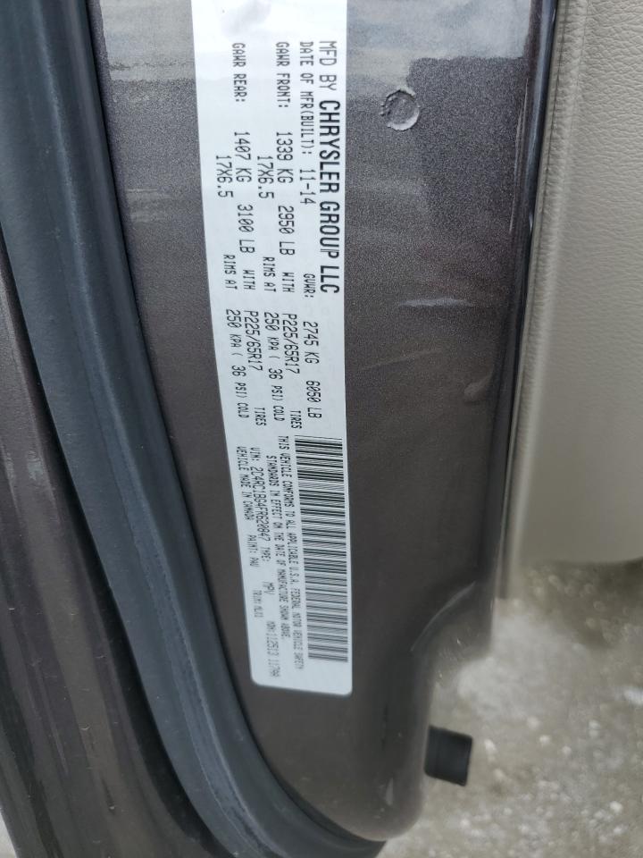 2015 Chrysler Town & Country Touring VIN: 2C4RC1BG4FR620847 Lot: 53670254