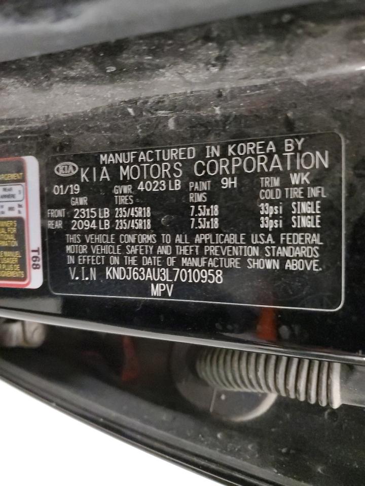 2020 Kia Soul Gt Line VIN: KNDJ63AU3L7010958 Lot: 53951674