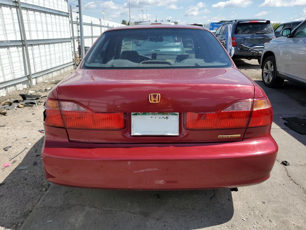 2000 Honda Accord Se VIN: JHMCG5676YC019512 Lot: 55102384