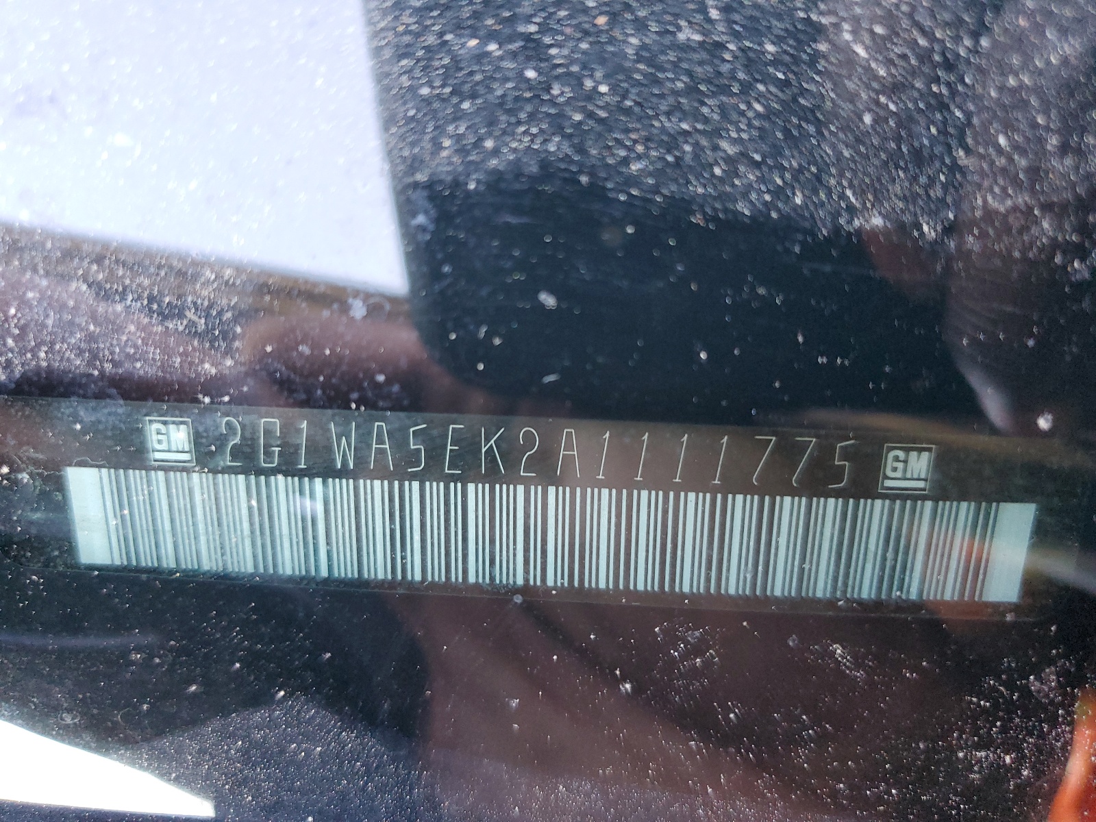 2G1WA5EK2A1111775 2010 Chevrolet Impala Ls