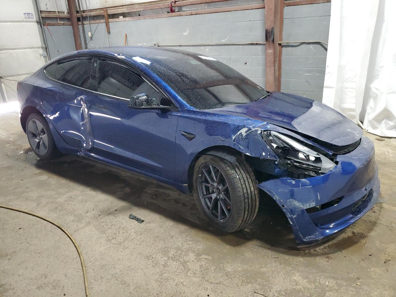 VIN 5YJ3E1EAXNF287586 2022 TESLA MODEL 3 no.4