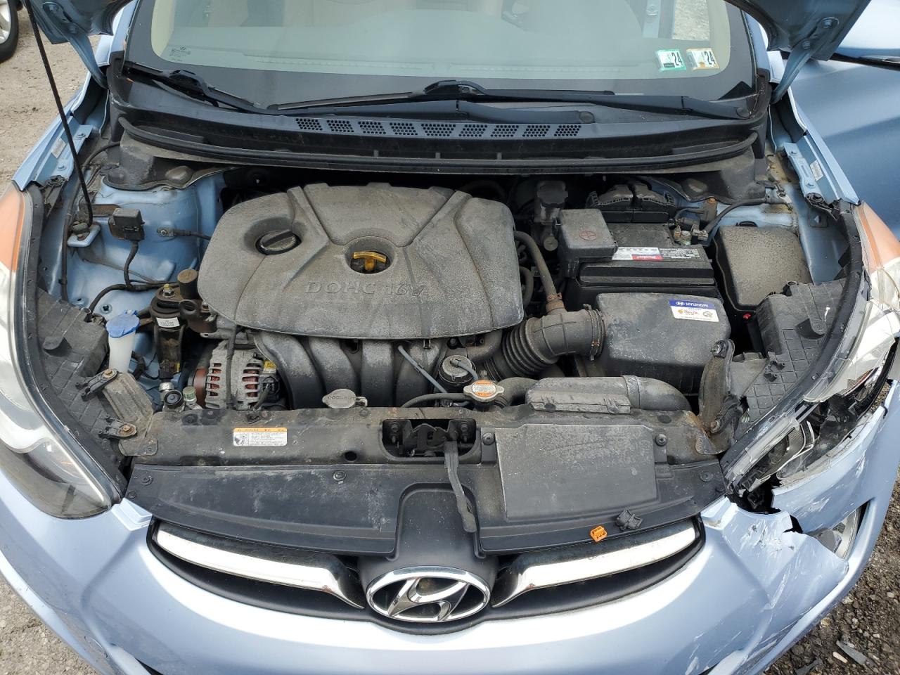 2012 Hyundai Elantra Gls VIN: KMHDH4AE4CU201680 Lot: 53931004