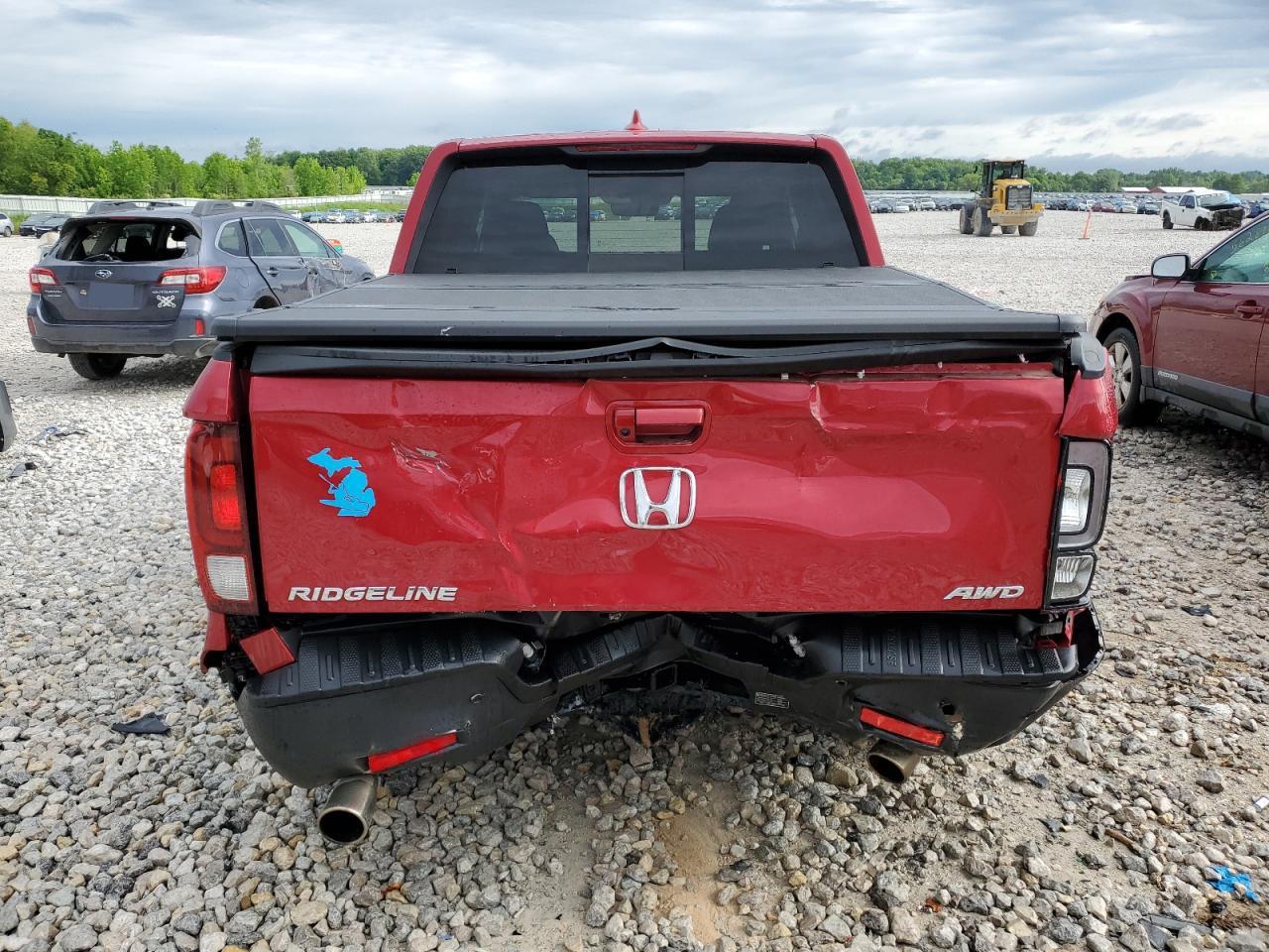 2022 Honda Ridgeline Rtl VIN: 5FPYK3F77NB034343 Lot: 55854744