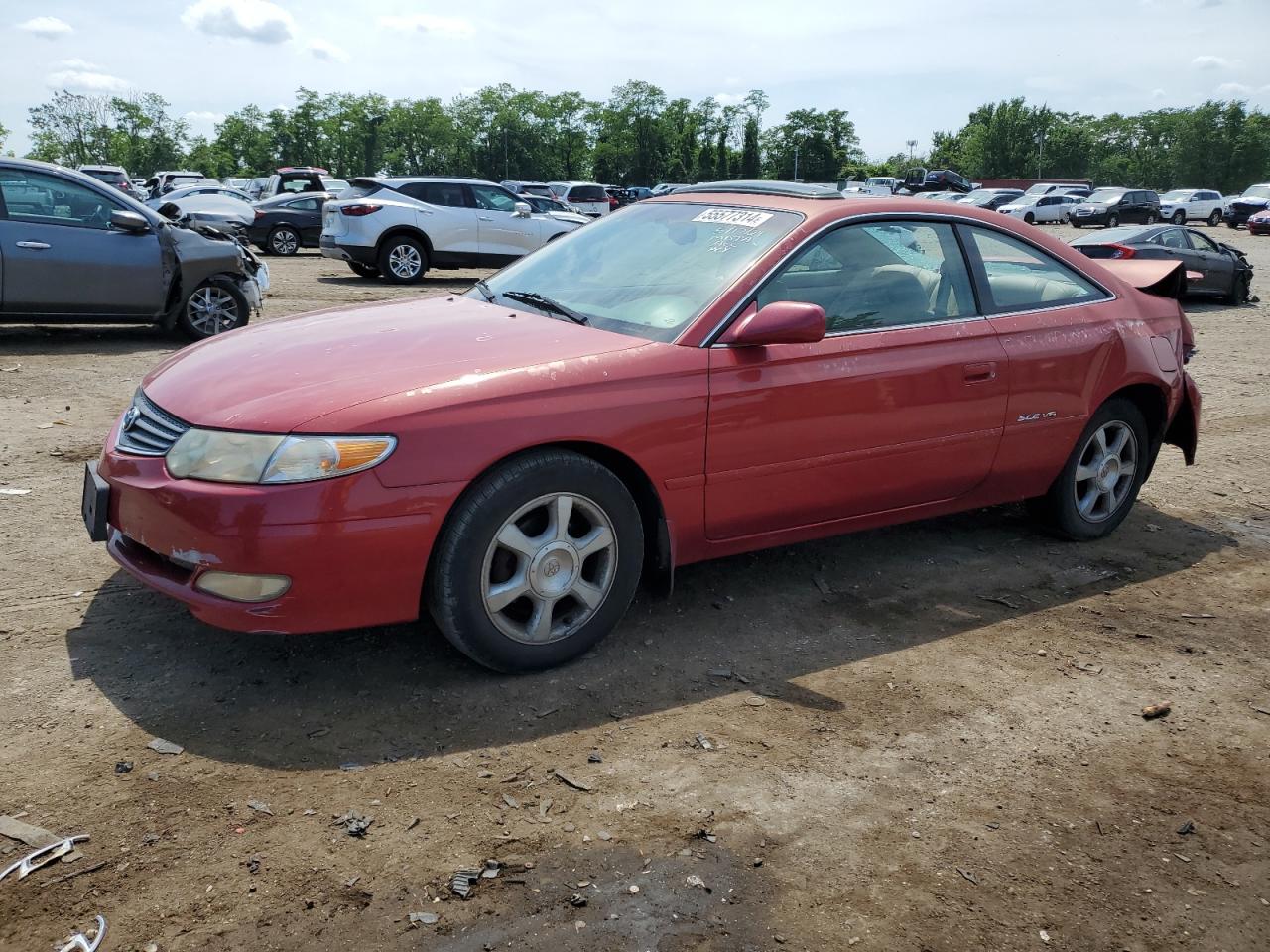 2002 Toyota Camry Solara Se VIN: 2T1CF28P62C597320 Lot: 55577314