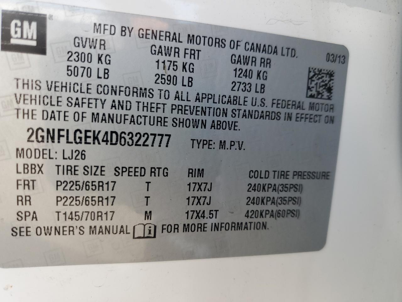 2013 Chevrolet Equinox - Image 15