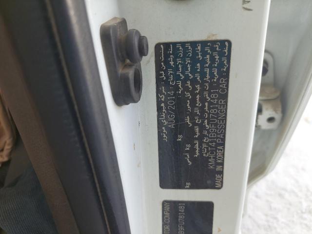 KMHCT41B9FU781481 - 2015 HYUNDAI ACCENT - #54114884