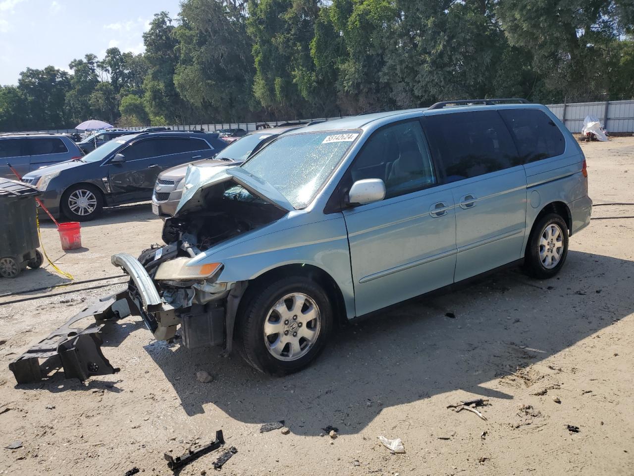 5FNRL18604B066987 2004 Honda Odyssey Ex