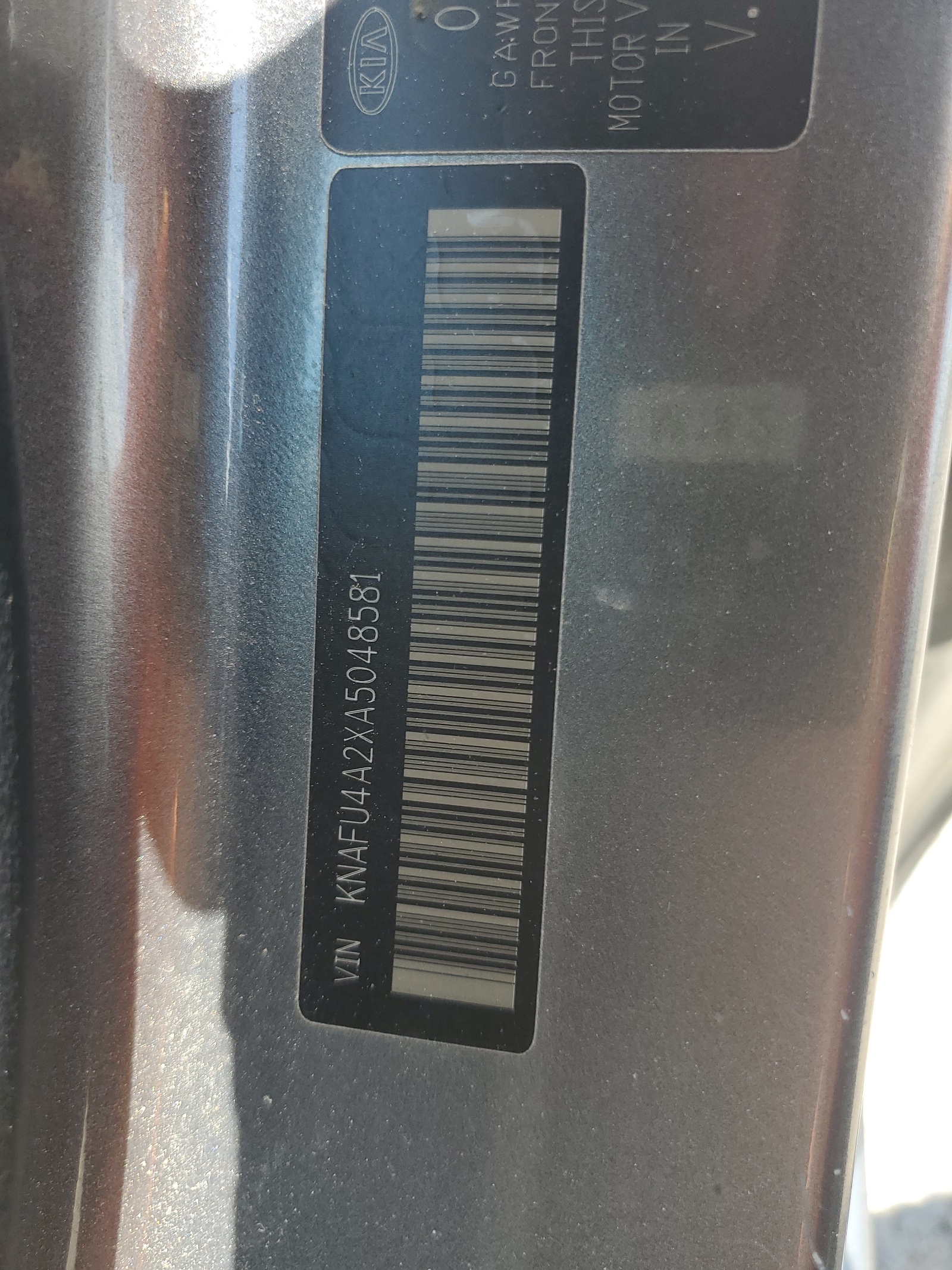 KNAFU4A2XA5048581 2010 Kia Forte Ex