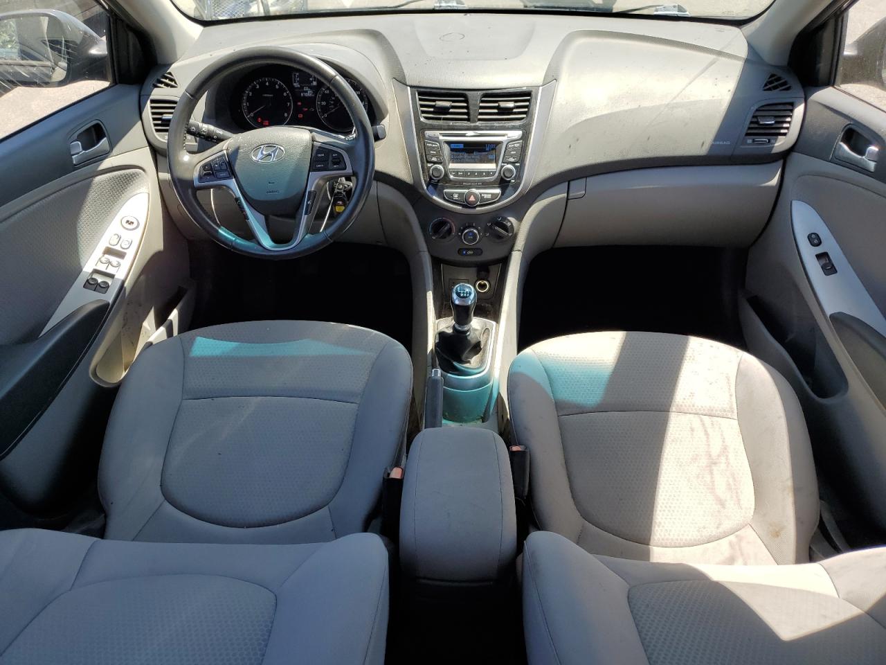 2015 Hyundai Accent Gls VIN: KMHCU5AEXFU227332 Lot: 57334434