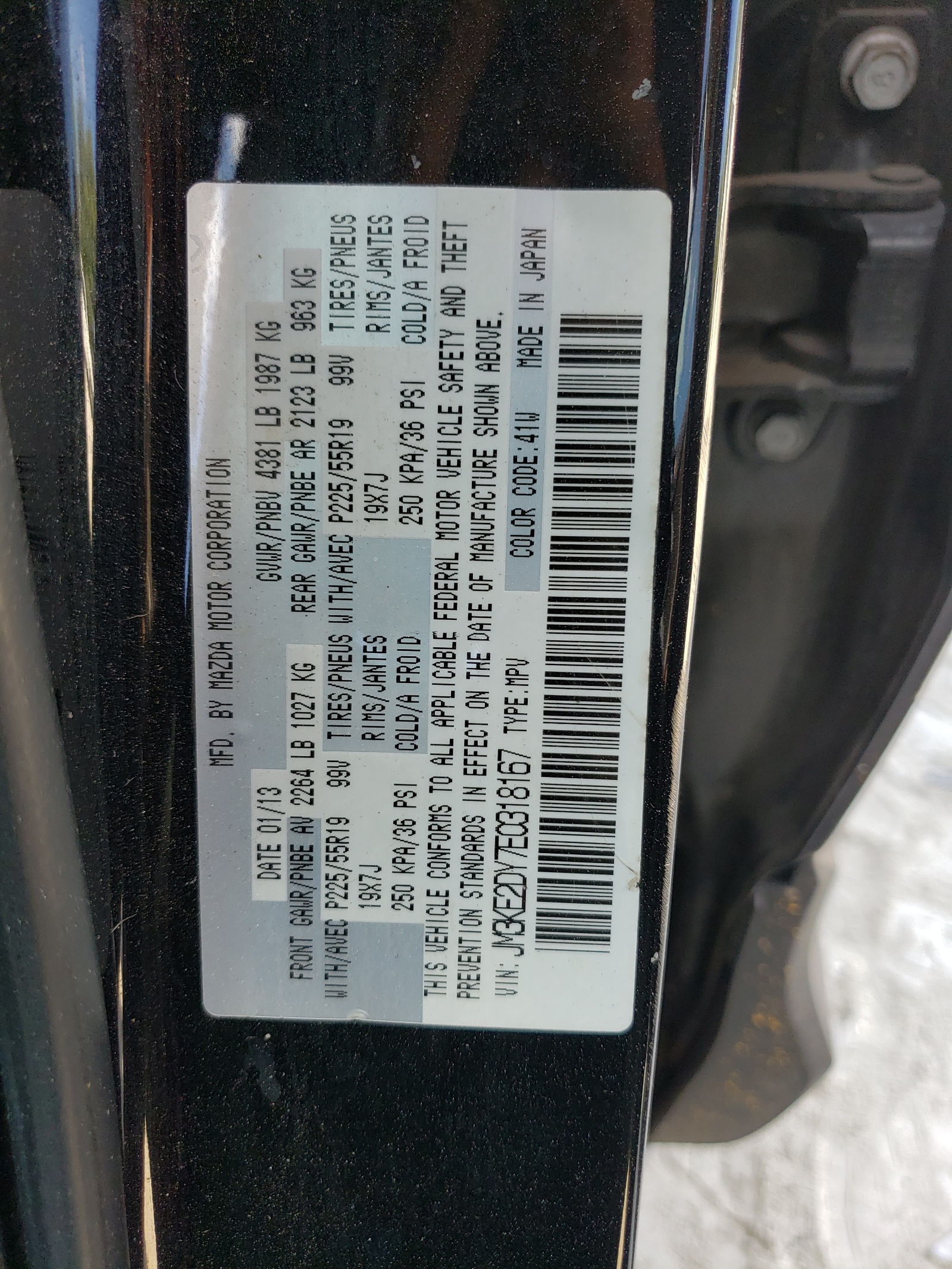 JM3KE2DY7E0318167 2014 Mazda Cx-5 Gt