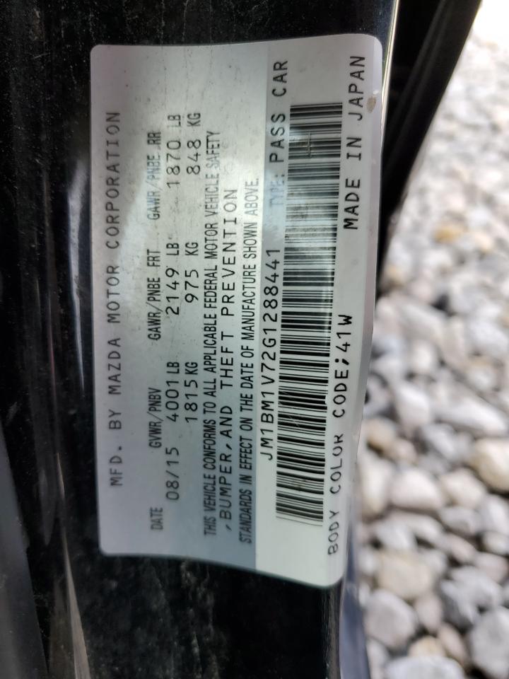 2016 Mazda 3 Touring VIN: JM1BM1V72G1288441 Lot: 55962444