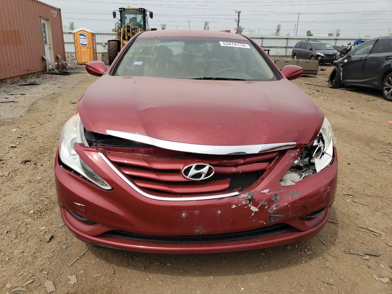 2012 Hyundai Sonata Gls VIN: 5NPEB4AC7CH411760 Lot: 53474174