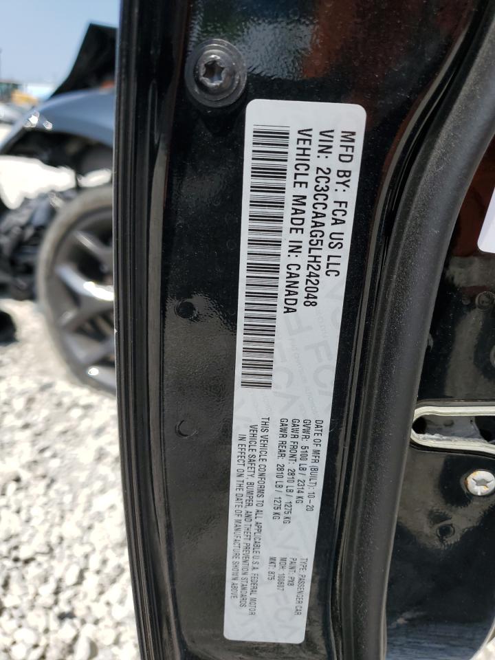 2020 Chrysler 300 Touring VIN: 2C3CCAAG5LH242048 Lot: 54819544