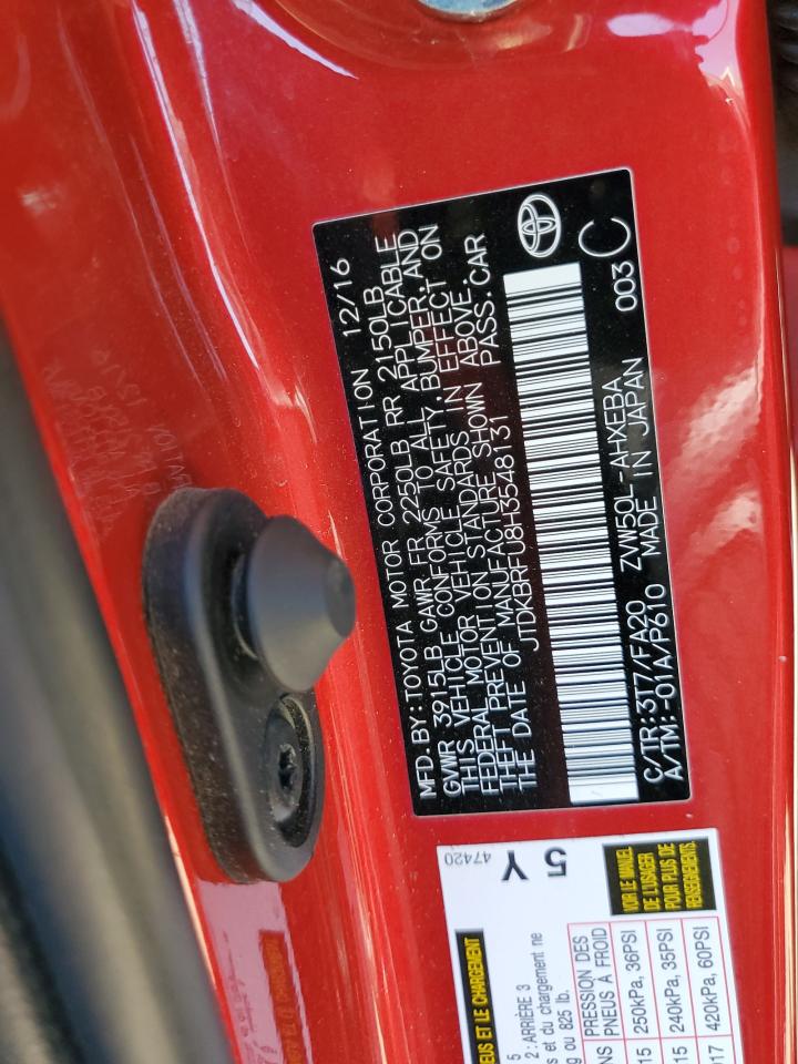 2017 Toyota Prius VIN: JTDKBRFU8H3548131 Lot: 56455014