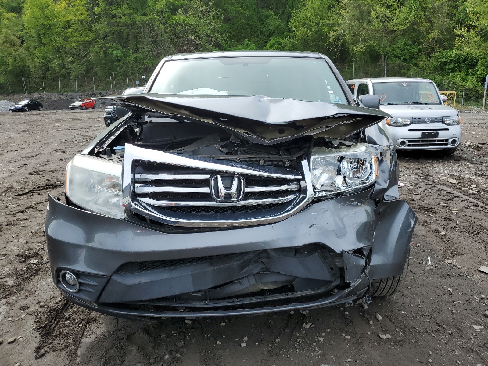 2013 Honda Pilot Ex vin: 5FNYF4H42DB046551