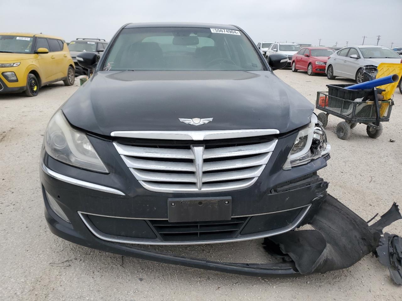 2013 Hyundai Genesis 5.0L VIN: KMHGC4DH0DU221282 Lot: 55674904