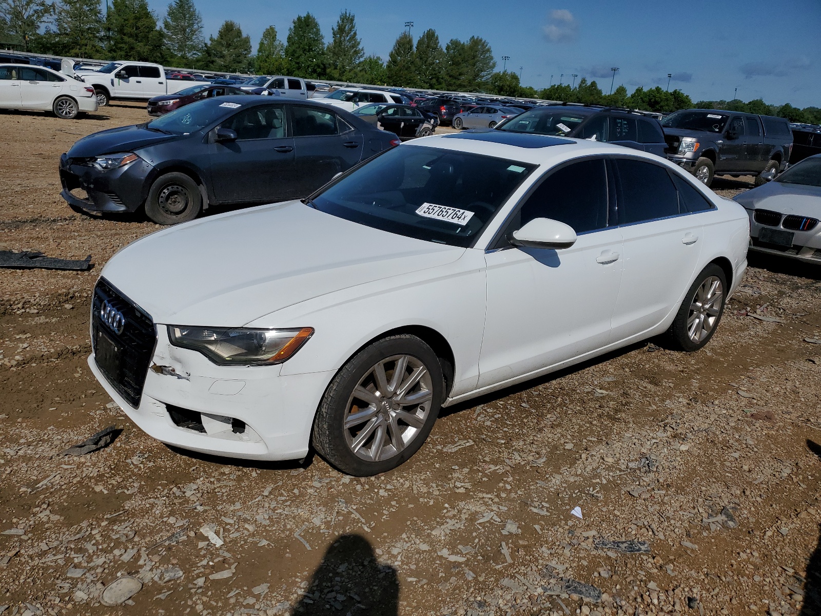 2014 Audi A6 Premium vin: WAUCFAFC5EN023820